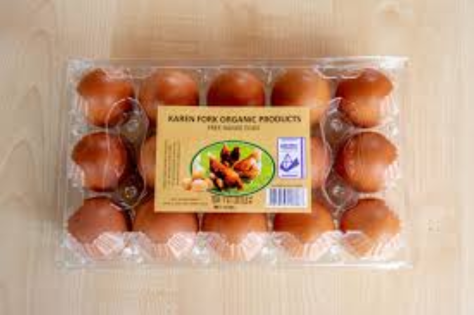 KAREN FORK FREE RANGE EGGS 15 PACK